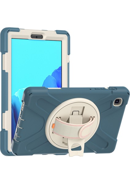 360 Derece Dönebilen Tekme Standı Pc Silikon Ultra Hibrit Tam Vücut Koruyucu Samsung Galaxy Tab A7 Lite 8 7 Inç Beyaz Tablet Kılıfı (Yurt Dışından) modelleri