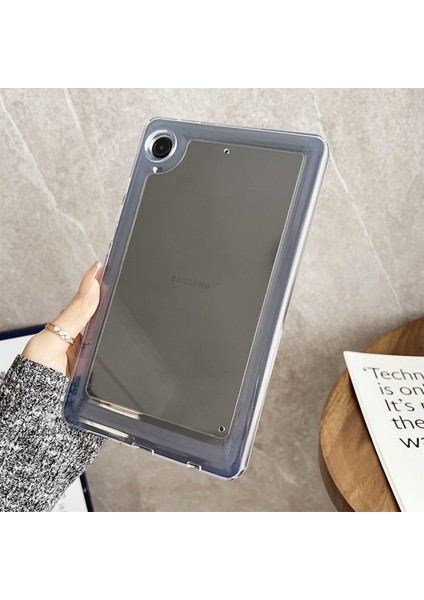 Samsung Galaxy Tab A9 Koruyucu Tpu Akrilik Şeffaf Arka Şeffaf Tablet Kılıfı (Yurt Dışından)