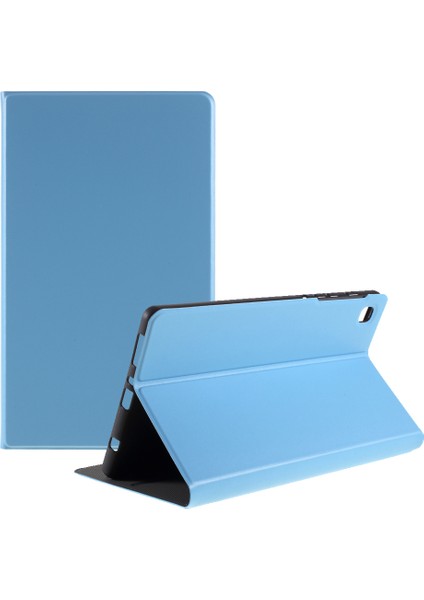 Deri Stand Koruyucu Samsung Galaxy Tab A7 Lite 8.7 Inç T220 T225 Blue Tablet Kılıfı (Yurt Dışından)
