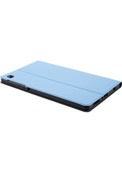 Deri Stand Koruyucu Samsung Galaxy Tab A7 Lite 8.7 Inç T220 T225 Blue Tablet Kılıfı (Yurt Dışından)