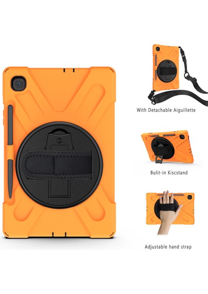 Samsung Galaxy Tab S6 Lite (2020) P610 P615 (2022 2024) P620 Pc Tpu Kick Stand Omuz Askısı Tablet Kılıfı (Yurt Dışından)