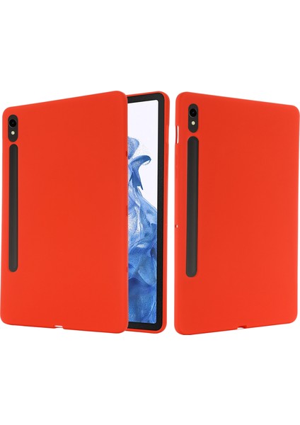 Samsung Galaxy Tab S9 Fe Mikrofiber Astar Sıvı Silikon Tablet Kılıfı (Yurt Dışından)