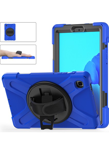 360 Derece Dönebilen Tekme Standı Pc Silikon Ultra Hibrit Tam Vücut Koruyucu Samsung Galaxy Tab A7 Lite 8 7 Inç Tablet Kılıfı (Yurt Dışından)