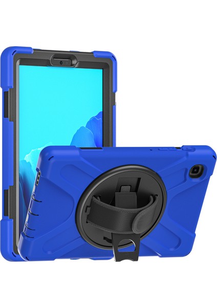 360 Derece Dönebilen Tekme Standı Pc Silikon Ultra Hibrit Tam Vücut Koruyucu Samsung Galaxy Tab A7 Lite 8 7 Inç Tablet Kılıfı (Yurt Dışından)