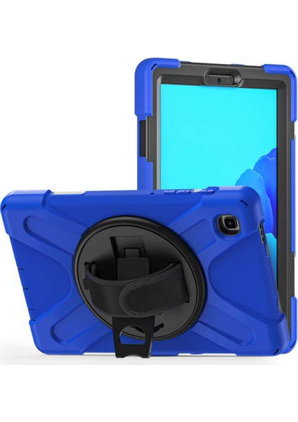 360 Derece Dönebilen Tekme Standı Pc Silikon Ultra Hibrit Tam Vücut Koruyucu Samsung Galaxy Tab A7 Lite 8 7 Inç Tablet Kılıfı (Yurt Dışından)