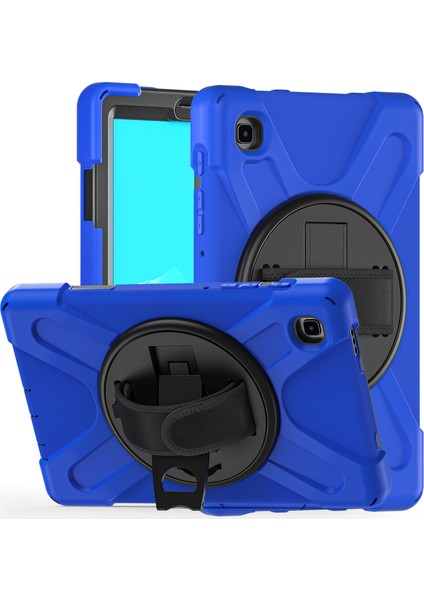 360 Derece Dönebilen Tekme Standı Pc Silikon Ultra Hibrit Tam Vücut Koruyucu Samsung Galaxy Tab A7 Lite 8 7 Inç Tablet Kılıfı (Yurt Dışından)