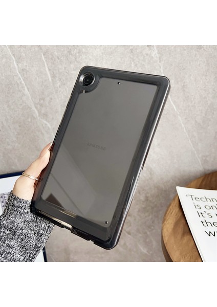Samsung Galaxy Tab A9 Koruyucu Tpu Akrilik Şeffaf Arkalı Tablet Kılıfı (Yurt Dışından)