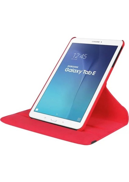 Litchi Tahıl Döner Stand Deri Samsung Galaxy Tab E 9.6 T560 T561 Tablet Kılıfı (Yurt Dışından)