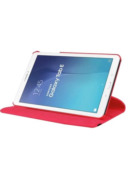 Litchi Tahıl Döner Stand Deri Samsung Galaxy Tab E 9.6 T560 T561 Tablet Kılıfı (Yurt Dışından)