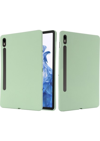 Samsung Galaxy Tab S9 Sıvı Silikon Çizilmez Tablet Kılıfı (Yurt Dışından)