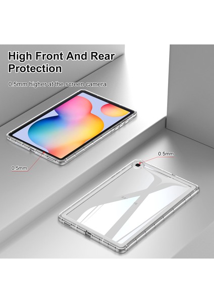 Samsung Galaxy Tab S6 Lite (2024 2022 (2020) SM P610 P615 Şeffaf Tpu Tablet Kılıfı (Yurt Dışından)