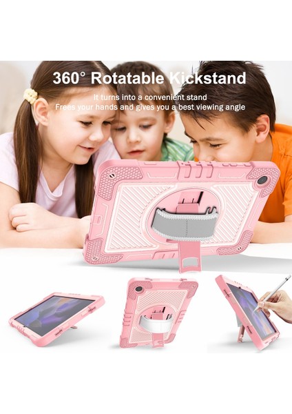 Samsung Galaxy Tab A9 Silikon Pc Koruyucu Bilek Bandı Omuz Askısı Tablet Kılıfı (Yurt Dışından) fırsatları