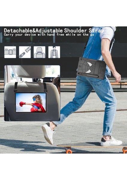 Samsung Galaxy Tab S9 tab S9 Fe Örümcek Web Tablet Kılıfı (Yurt Dışından)