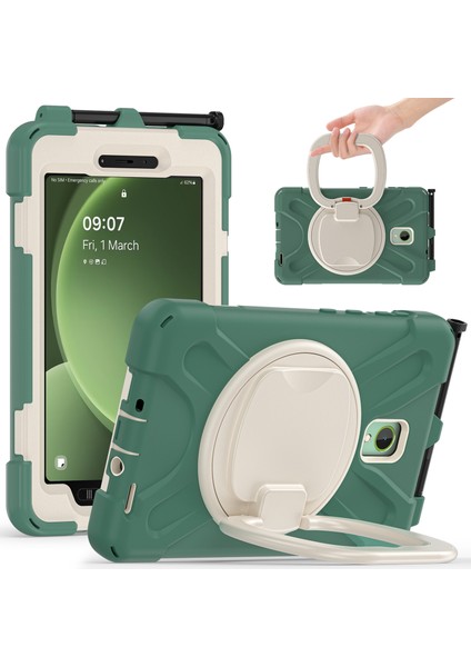 Samsung Galaxy Tab Active5 SM X300 Sağlam Zümrüt Tablet Kılıfı (Yurt Dışından)