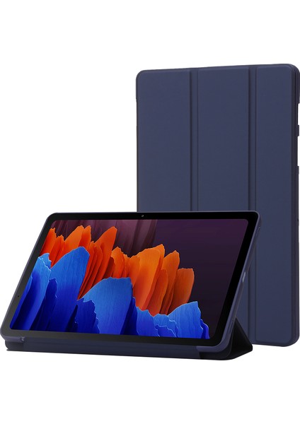 Samsung Galaxy Tab S9 Çizilmez Pu Silikon Üçe Katlanmış Stand Tablet Kılıfı (Yurt Dışından)