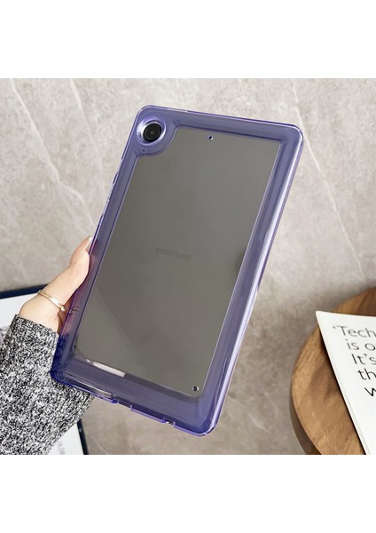 Samsung Galaxy Tab A9 Koruyucu Tpu Akrilik Şeffaf Arka Tablet Kılıfı (Yurt Dışından)