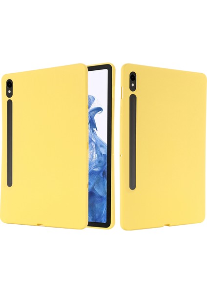 Samsung Galaxy Tab S9 Sıvı Silikon Çizilmez Tablet Kılıfı (Yurt Dışından)