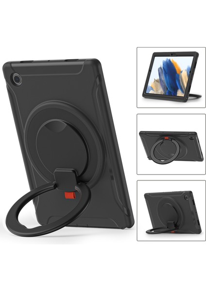 Samsung Galaxy Tab A8 10.5 (2021) A8 10.5 (2022) X200 X205 360 Derece Standı Kolu Pc Tpu Hibrit Tablet Kılıfı (Yurt Dışından)
