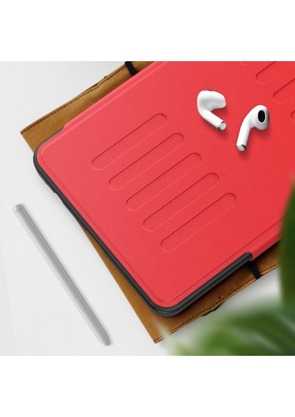 Samsung Galaxy Tab A9 SM X210 X216 X218 5 Seviyeli Stand Kalem Yuvası Tablet Kılıfı (Yurt Dışından)
