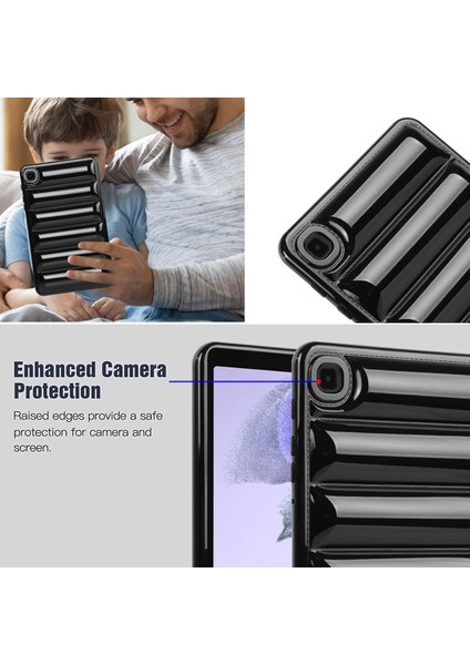 Samsung Galaxy Tab A7 Lite 8.7 Inç T225 T220 Çizilmez Koruyucu Aşağı Ceket Şekli Tpu Tablet Kılıfı (Yurt Dışından) indirimleri