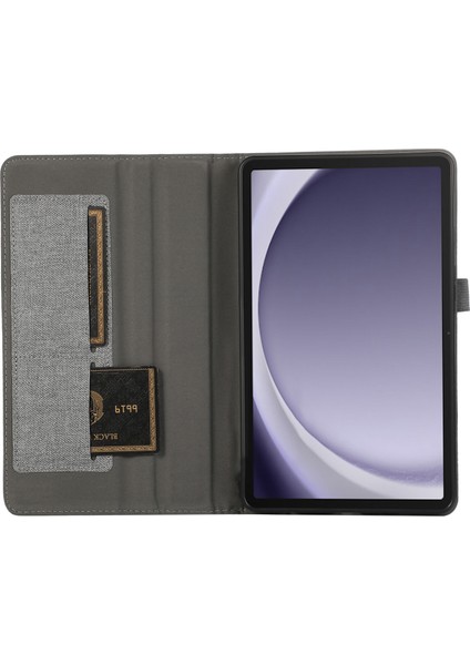 Samsung Galaxy Tab A9 Deri Folyo Standı Tablet Kılıfı (Yurt Dışından)