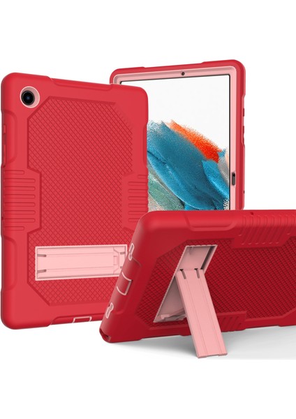 Samsung Galaxy Tab A8 10.5 (2021 2022) Kontrast Pc Silikon Kick Stand Koruyucu Tablet Kılıfı (Yurt Dışından)