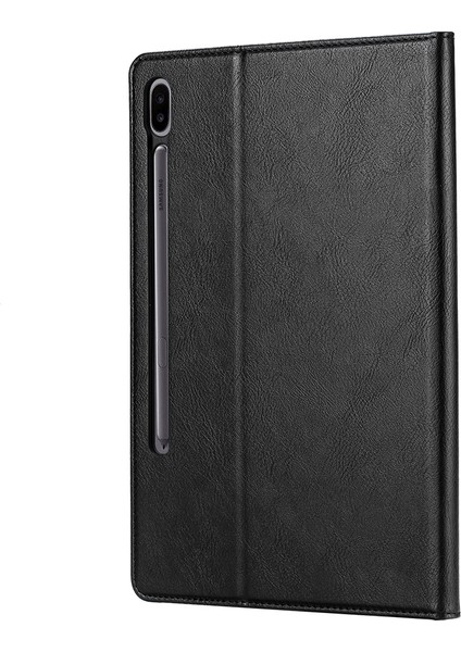 Samsung Galaxy Tab S8 Wi Fi SM X700 Dış Kart Yuvası Düşmeyi Önleyici Pu Deri Cüzdan Standı Kalem Yuvası Tablet Kılıfı (Yurt Dışından)
