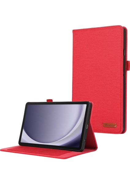 Samsung Galaxy Tab A9 Deri Folyo Standı Tablet Kılıfı (Yurt Dışından)