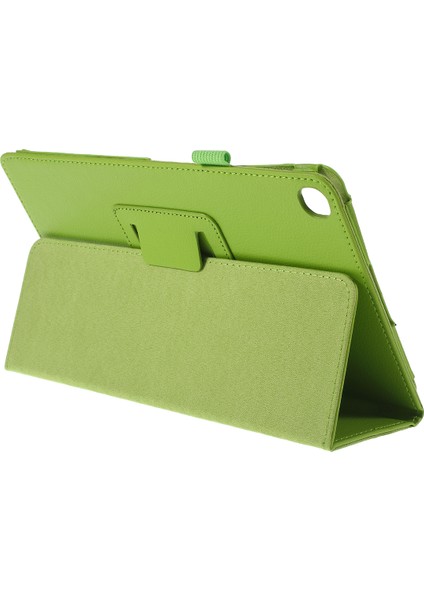 Deri Standı Koruyucu Samsung Galaxy Tab A 10.1 (2019) SM T510 SM T515 YEŞIL Tablet Kılıfı (Yurt Dışından)