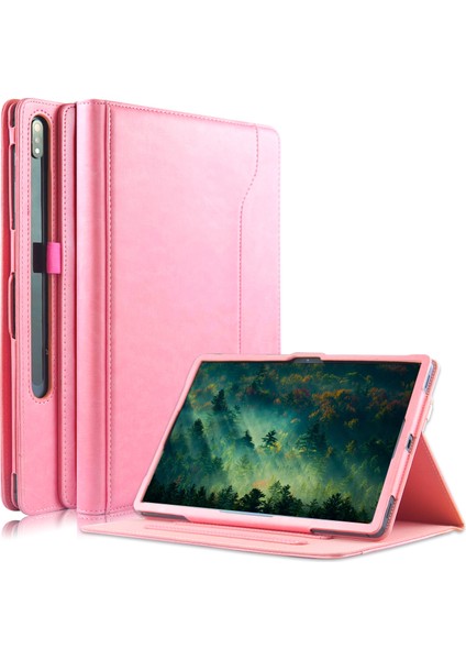 Samsung Galaxy Tab S7 Fe T736 S7 S8 S9 X810 S9 FE X610 Döner Stand Deri Tablet Kılıfı (Yurt Dışından)