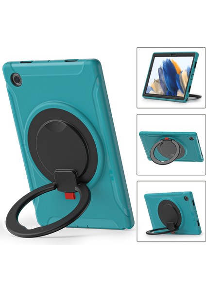 Samsung Galaxy Tab A8 10.5 (2021) A8 10.5 (2022) X200 X205 360 Derece Standı Kolu Pc Tpu Hibrit Tablet Kılıfı (Yurt Dışından)