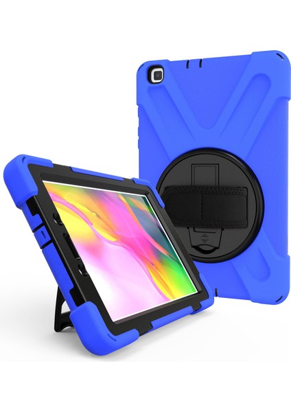 X Shape Pc Tpu Hibrit El Askılı 360 Derece Döner Destek Standısamsung Galaxy Tab A 8.0 (2019) SM T290 SM T295 Tablet Kılıfı (Yurt Dışından)