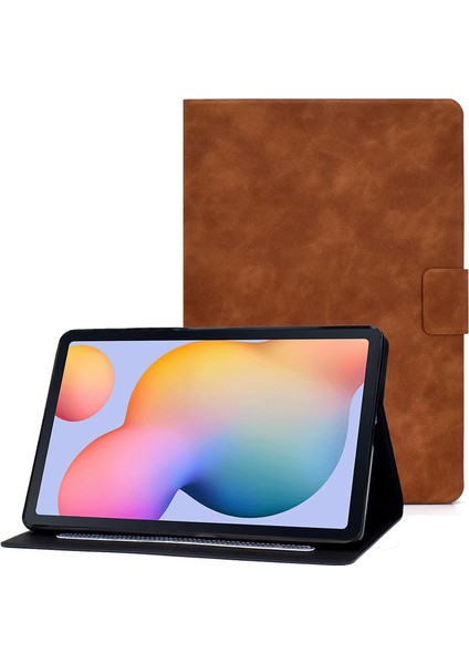 Samsung Galaxy Tab S6 Lite (2020) P610 P615 (2022 2024) Pu Deri Kart Tutucu Ayarlanabilir Stand Manyetik Toka Tablet Kılıfı (Yurt Dışından)