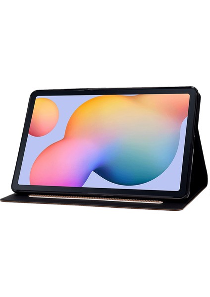 Samsung Galaxy Tab S6 Lite (2020) P610 P615 (2022 2024) Pu Deri Kart Tutucu Ayarlanabilir Stand Manyetik Toka Tablet Kılıfı (Yurt Dışından)