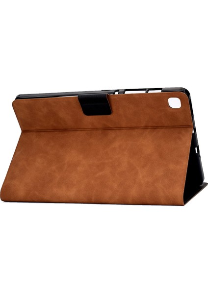 Samsung Galaxy Tab S6 Lite (2020) P610 P615 (2022 2024) Pu Deri Kart Tutucu Ayarlanabilir Stand Manyetik Toka Tablet Kılıfı (Yurt Dışından)