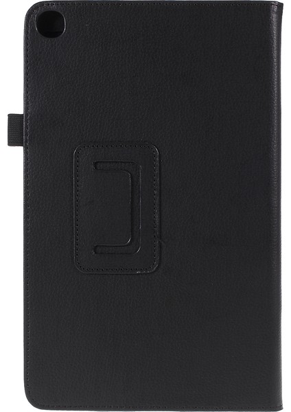 Deri Standı Koruyucu Samsung Galaxy Tab A 10.1 (2019) SM T510 SM T515 SIYAH Tablet Kılıfı (Yurt Dışından)