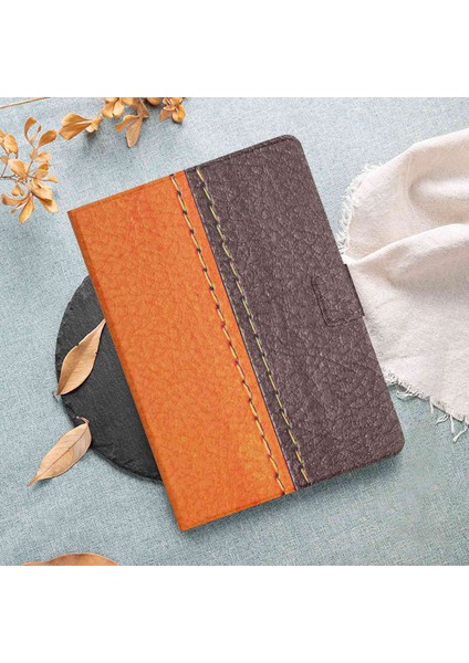 Samsung Galaxy Tab A8 10.5 (2021) ÇIFT Ekleme Pu Deri Otomatik Uyandırma uyku Standlı Kart Tutucu Tablet Kılıfı (Yurt Dışından)