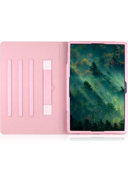 Samsung Galaxy Tab S7 Fe T736 S7 S8 S9 X810 S9 FE X610 Döner Stand Deri Tablet Kılıfı (Yurt Dışından)