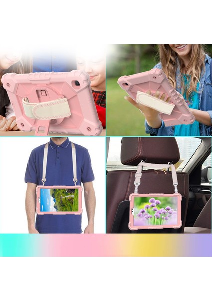 Samsung Galaxy Tab A7 Lite 8.7 Inç T225 T220 (2021) El Kayışı Pc Tpu Silikon Kontrast Koruyucu Tablet Kılıfı (Yurt Dışından) indirimleri