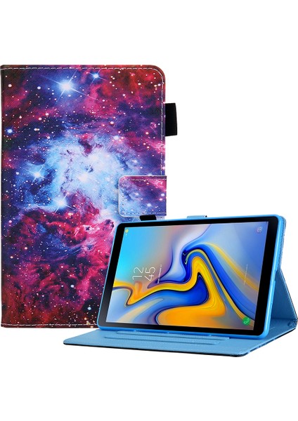 Desen Baskı Standı Deri Koruyucu Samsung Galaxy Tab A7 Lite 8.7 (2021) T220 T225 UNIVERSE Tablet Kılıfı (Yurt Dışından)