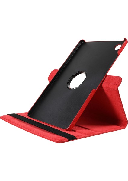 Samsung Galaxy Tab A9 Döner Standlı Deri Tablet Kılıfı (Yurt Dışından)