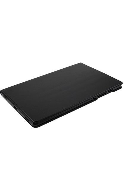 Pu Deri Standı Koruyucu Samsung Galaxy Tab S6 T860 SIYAH Tablet Kılıfı (Yurt Dışından)