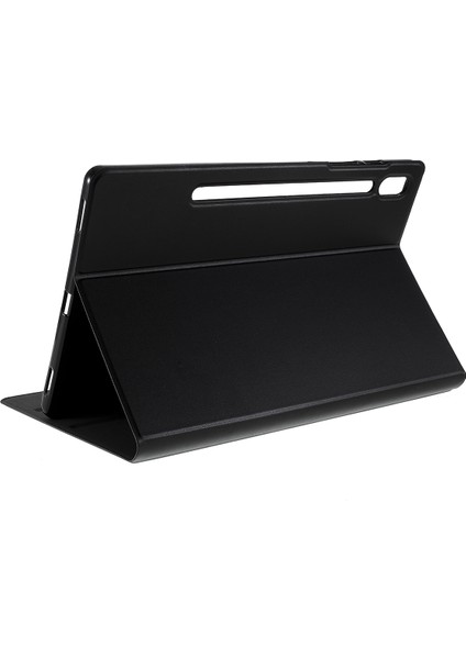Pu Deri Standı Koruyucu Samsung Galaxy Tab S6 T860 SIYAH Tablet Kılıfı (Yurt Dışından)