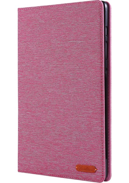 Kumaş Doku Kart Yuvaları Samsung Galaxy Tab S6 SM T860 T865 Deri Standı Tablet Kılıfı (Yurt Dışından)