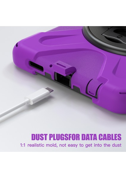 Samsung Galaxy Tab A9 Standı Pc Silikon El Kayışı Tablet Kılıfı (Yurt Dışından) fırsatları