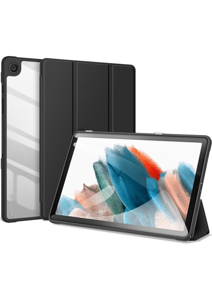 Samsung Galaxy Tab A9 Üç Katlı Stand Pu Deri Otomatik Uyandırma uyku Tablet Kılıfı (Yurt Dışından)