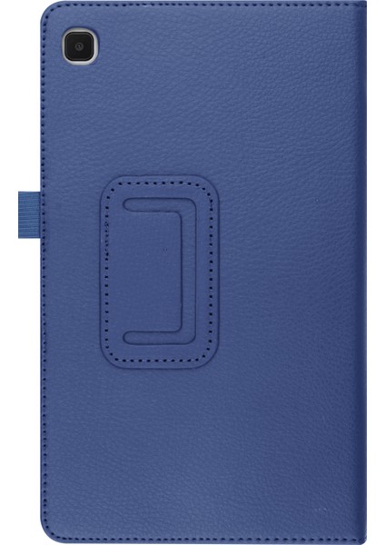 Hafif İnce Litchi Doku Pu Deri Folyo Samsung Galaxy Tab A7 Lite 8.7 Inç Standı Tablet Kılıfı (Yurt Dışından)