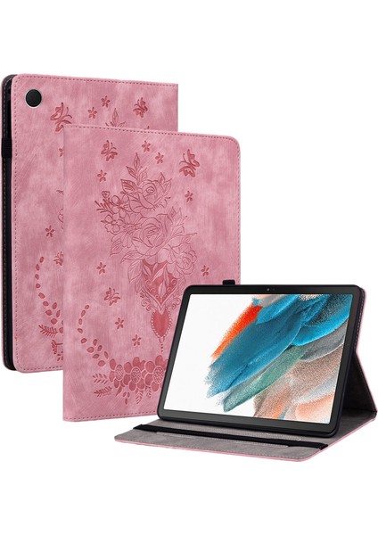 Samsung Galaxy Tab A9 Pu Deri Künye Kart Tutucu Tablet Kılıfı (Yurt Dışından)