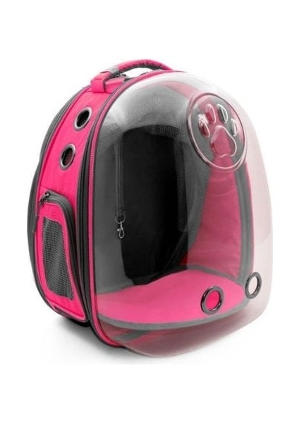 Cattie Fileli Kedi ve Küçük Irk Köpek Taşıma Sırt Çantası Pembe 25X60X40 cm modelleri