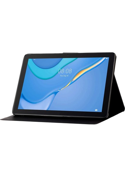 Samsung Galaxy Tab A9 Desen Baskı Kartı Yuvaları Kule Tablet Kılıfı (Yurt Dışından)